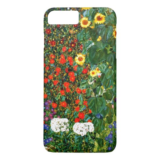 Klimt - Boerderijtuin met zonnebloemen Case-Mate iPhone Case (Achterkant)