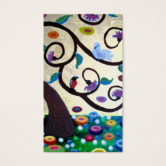 Klimt-boom Visitekaartje (Voorkant)
