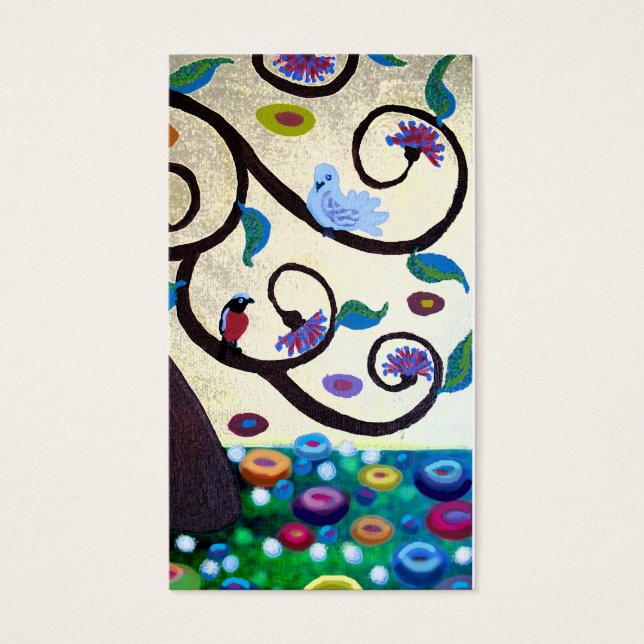 Klimt-boom Visitekaartje (Voorkant)