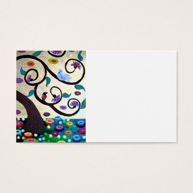 Klimt-boom Visitekaartjes (Voorkant)