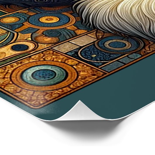 Klimt Cat1 Perfect Poster (Hoek)