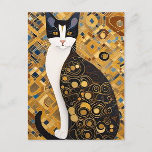 Klimt Cat Briefkaart