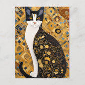 Klimt Cat Briefkaart (Voorkant)