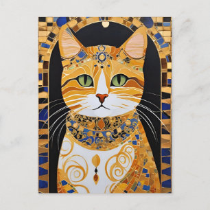 Klimt Cat Briefkaart