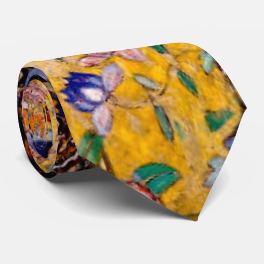 Klimt, dame met een fan stropdas (Opgerold)