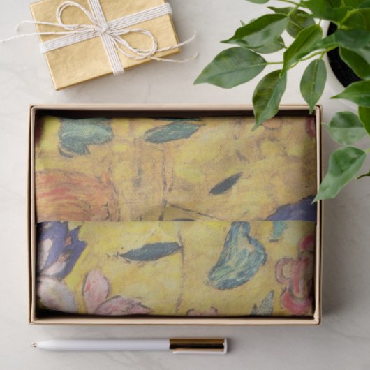 Klimt dame met fan decoupage papier (Geschenk)