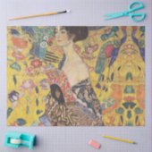 Klimt dame met fan decoupage papier (Craft)