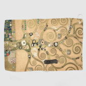 Klimt - De Boom van het Leven Magnetische Kaart Golfhanddoek (Horizontaal)
