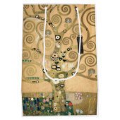 Klimt - De Boom van het Leven Magnetische Kaart Medium Cadeauzakje (Achterkant)