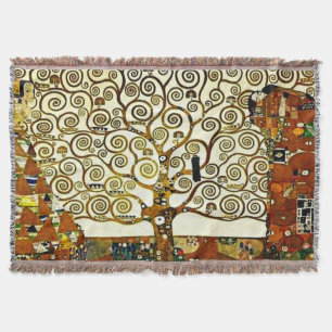 Klimt - De boom van het Leven, stoclet frieze Deken