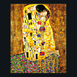Klimt - De Kiss (volledige lengte) fijne kunst Poster<br><div class="desc">Gustav Klimt - De Kiss (volledige lengte) maakt een fijne tekencanvas af.</div>