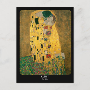 KLIMT / De Kus Briefkaart