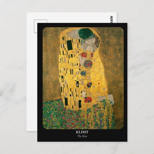 KLIMT / De Kus Briefkaart (Voorkant / Achterkant)