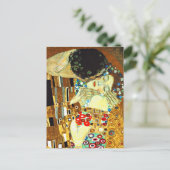 Klimt - De kus Briefkaart (Staand voorkant)