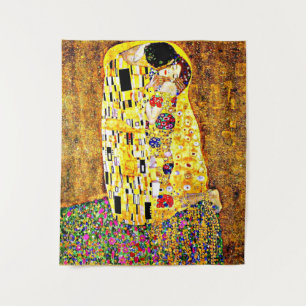 Klimt - De kus Wandkleed