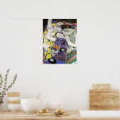 Klimt ~ De maagd Poster (Keuken)