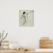 Klimt - Drijvende onderaanzicht Poster (Keuken)