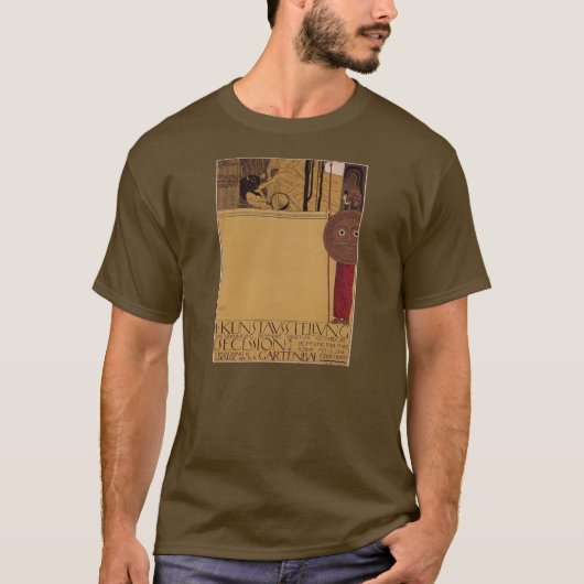 Klimt ~ eerste tentoonstelling over afscheiding t-shirt (Voorkant)