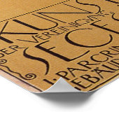 Klimt ~ eerste tentoonstelling over het Poster van (Hoek)