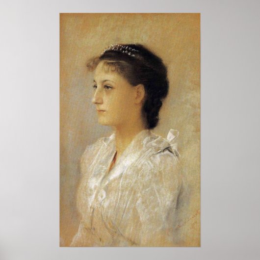 Klimt - Emilie Floge 1891 Poster (Voorkant)