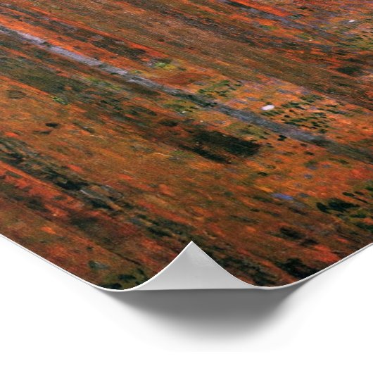 Klimt - Fir Forest 1901 Poster (Hoek)