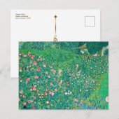 Klimt Floral Italiaans landschap Art Nouveau Briefkaart (Voorkant / Achterkant)