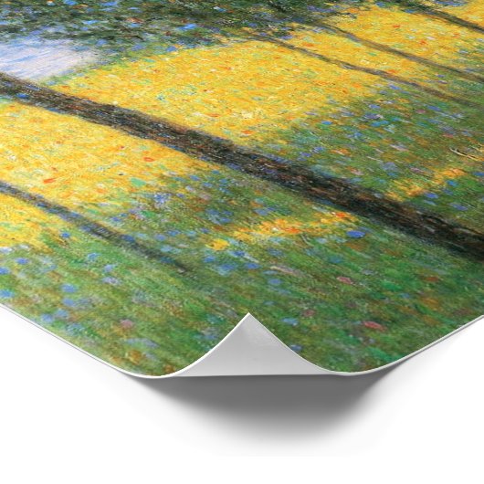 Klimt - Fruitbomen 1901 Poster (Hoek)