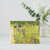 Klimt - Fruitentuin met rozen, Gustav Klimt kunst Briefkaart (Staand voorkant)