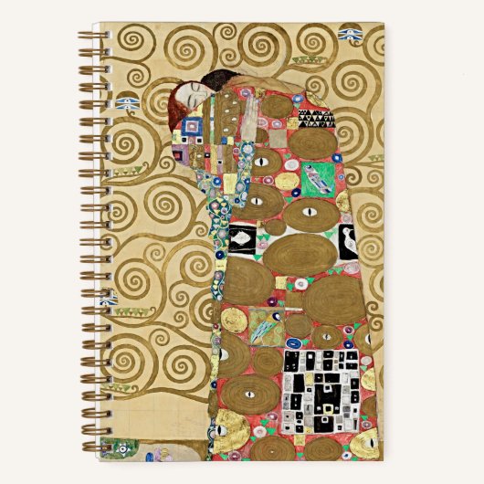 Klimt Fulfillment Art Nouveau Notebook Notitieboek (Voorkant)