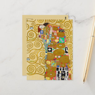 Klimt Fulfillment Mozaïek: Vintage Stoclet Fries Briefkaart