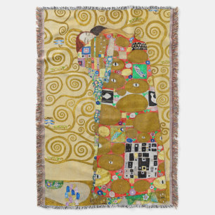 Klimt Fulfillment Mozaïek: Vintage Stoclet Fries Deken