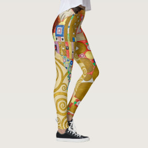 Klimt Fulfillment Mozaïek: Vintage Stoclet Fries Leggings