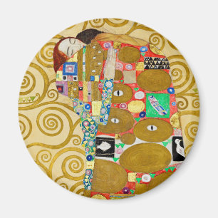 Klimt Fulfillment Mozaïek: Vintage Stoclet Fries Magneet