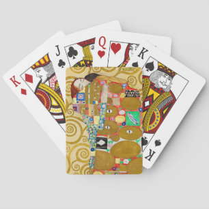 Klimt Fulfillment Mozaïek: Vintage Stoclet Fries Pokerkaarten