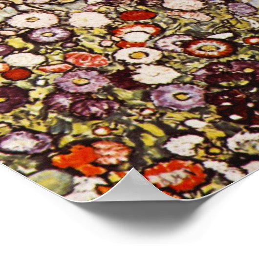 Klimt Garden met Poster voor roosters (Hoek)