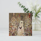 Klimt Garden met roestvrijeepen Kaart (Staand voorkant)