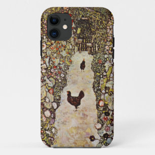 Klimt Garden met Roosters iPhone 5 Hoesje