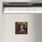 Klimt Geïnspireerd Queen Goddess Magnet (Insitu (Vaatwasser))