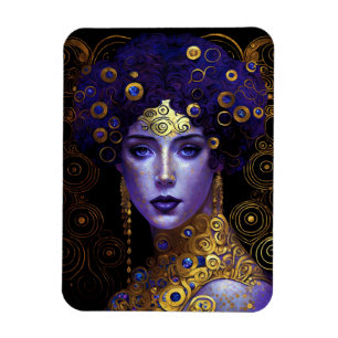 Klimt Geïnspireerd Queen Goddess Magnet Magneet