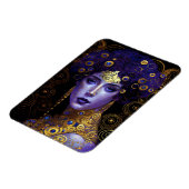 Klimt Geïnspireerd Queen Goddess Magnet Magneet (Linkerzijde)