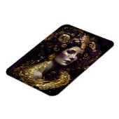 Klimt Geïnspireerd Queen Goddess Magnet Magneet (Linkerzijde)
