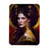 Klimt Geïnspireerd Queen Goddess Magnet Magneet (Verticaal)