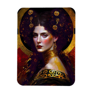 Klimt Geïnspireerd Queen Goddess Magnet Magneet