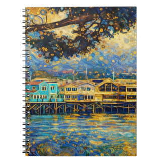 Klimt-geïnspireerde Gouden Monterey Haven Dromen Notitieboek