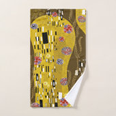 Klimt geïnspireerde gouden patroonkunst staat voor bad handdoek (Handdoek)