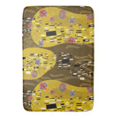 Klimt geïnspireerde gouden patroonkunst staat voor badmat (Voorkant Verticaal)