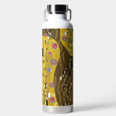 Klimt geïnspireerde gouden patroonkunst staat voor waterfles (Voorkant)