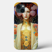 Klimt Geïnspireerde koningin Goddess Fantasy Art Case-Mate iPhone Case (Achterkant)