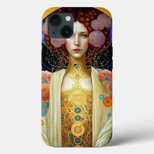 Klimt Geïnspireerde koningin Goddess Fantasy Art Case-Mate iPhone Case (Achterkant)