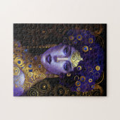 Klimt Geïnspireerde koningin Goddess Jigzaag Puzzl Legpuzzel (Horizontaal)